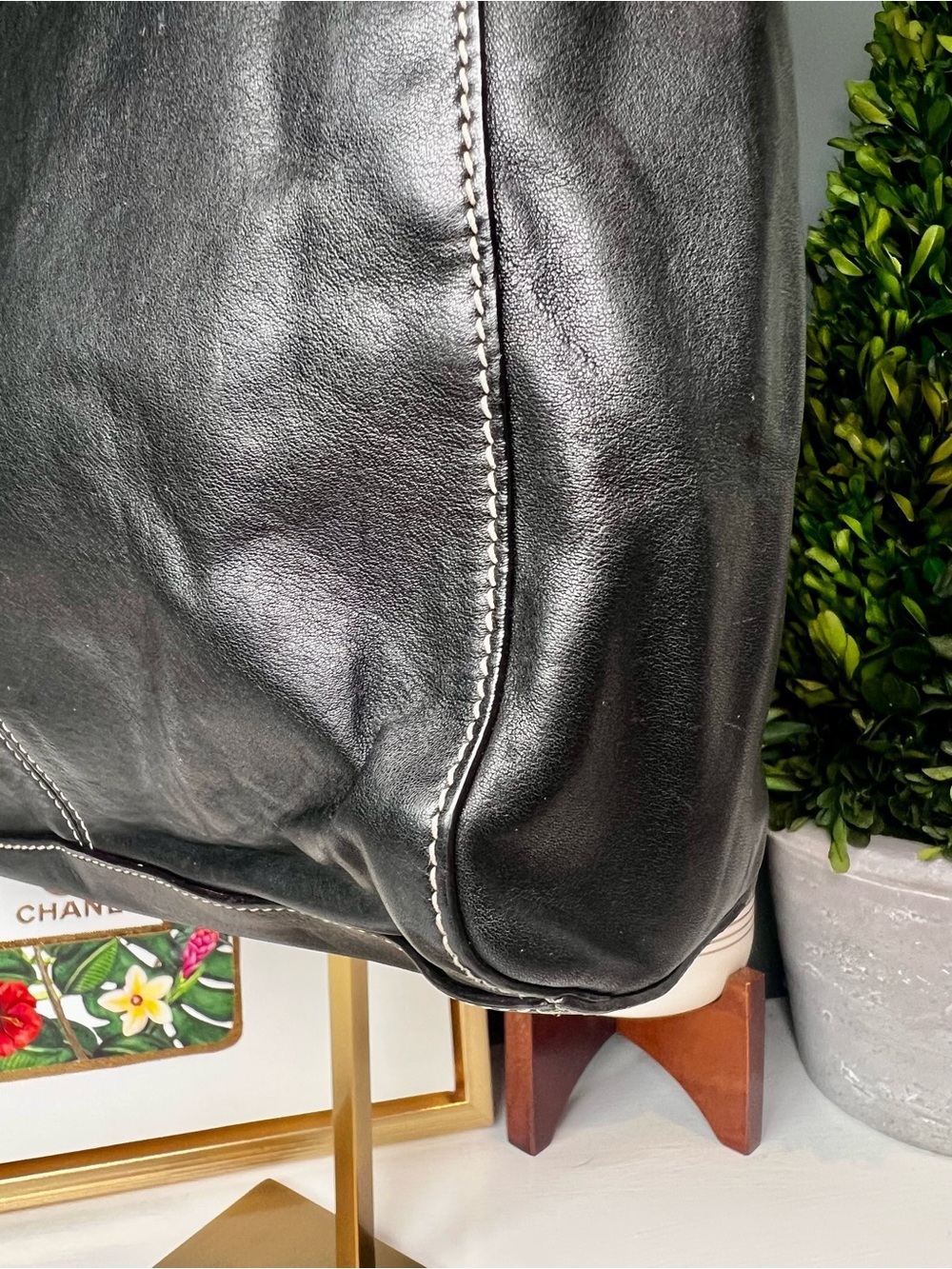 Kate Spade Front Pocket Quinn Tote in Black Leather with COA - Picture 9 of 16